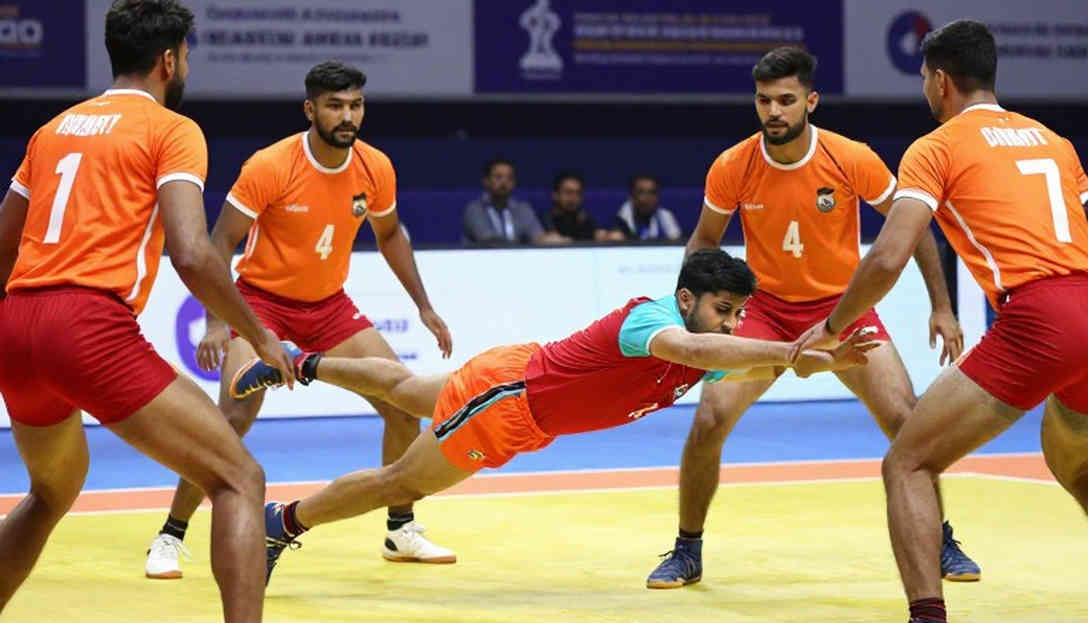 এশিয়াড ২০২৬ কাবাডি: গ্রুপ পর্বের হিসাব শেষ, চার সেমিফাইনালিস্ট চূড়ান্ত এশিয়াড ২০২৬ কাবাডি: গ্রুপ পর্বের হিসাব শেষ, চার সেমিফাইনালিস্ট চূড়ান্ত