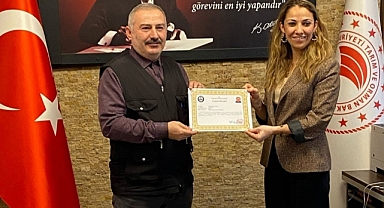 15 Temmuz Gazisi Orhan Kemal Temel Müdürü Ödüllendirildi