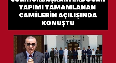 Gaziemir'e Yeni Cami! Cumhurbaşkanı Erdoğan Canlı Açılış Yaptı, İzmir Protokolü Törende