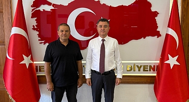 AKSAÇLILAR GENEL BAŞKANI BEREKET ZİYARETLERİNE DEVAM EDİYOR