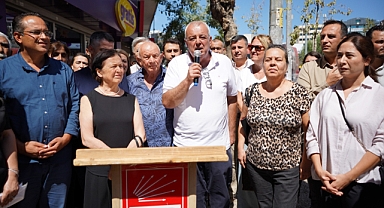 CHP Bornova’da ‘baba evi’ nöbeti