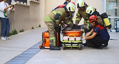 Karabağlar’da Gerçeği Aratmayan Tatbikat
