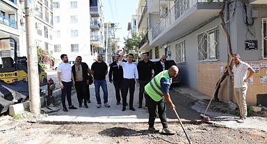 Başkan Önal, asfalt çalışmalarını yerinde inceledi