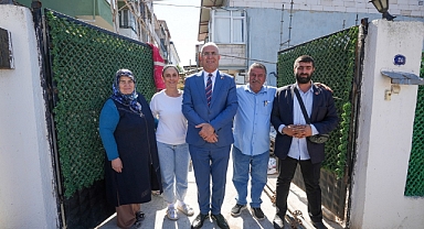 Gaziemir Belediyesi’nden yangında zarar gören evlere yardım eli