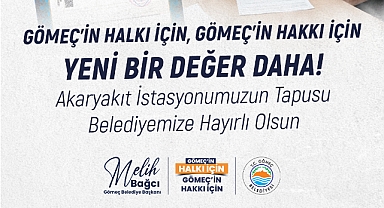 GÖMEÇ BELEDİYESİ’NE YENİ BİR MÜLK KAZANDIRILDI