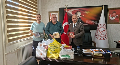 EGE ÇAKABEY FEDERASYONU'NDAN TORBALI İLÇE MİLLÎ EĞİTİM MÜDÜRÜ KADIOĞLU'NA ZİYARET