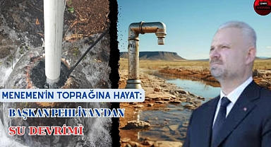 BAŞKAN PEHLİVAN'DAN SU DEVRİMİ