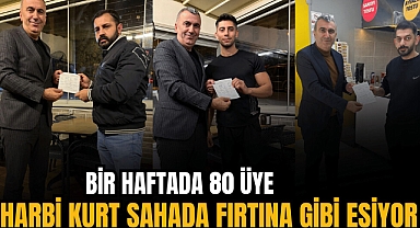 Harbi Kurt Sahada Fırtına Gibi Esiyor; 1 Haftada 80 Üye