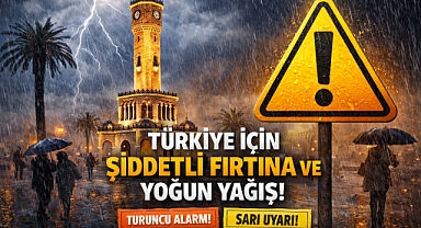 Türkiye Genelinde Turuncu ve Sarı Alarm: Fırtına ve Şiddetli Yağış Kapıda!