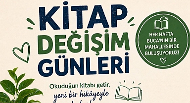 BUCA'DA KİTAP DEĞİŞİM GÜNLERİ BAŞLIYOR