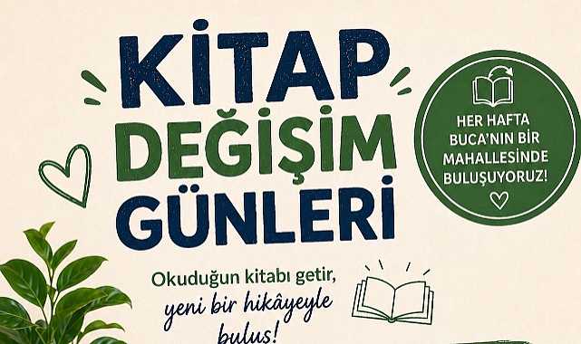 BUCA'DA KİTAP DEĞİŞİM GÜNLERİ BAŞLIYOR