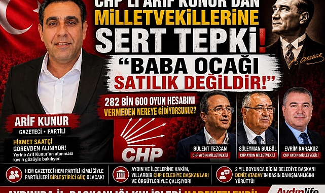 CHP'Lİ ARİF KUNUR'DAN MİLLETVEKİLLERİNE SERT TEPKİ