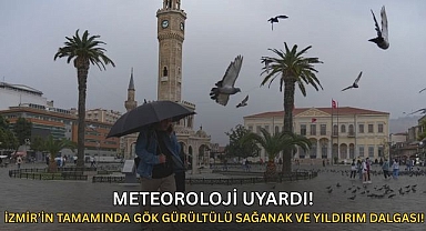 Meteoroloji Uyardı: İzmir’in Tamamında Gök Gürültülü Sağanak ve Yıldırım Dalgası!